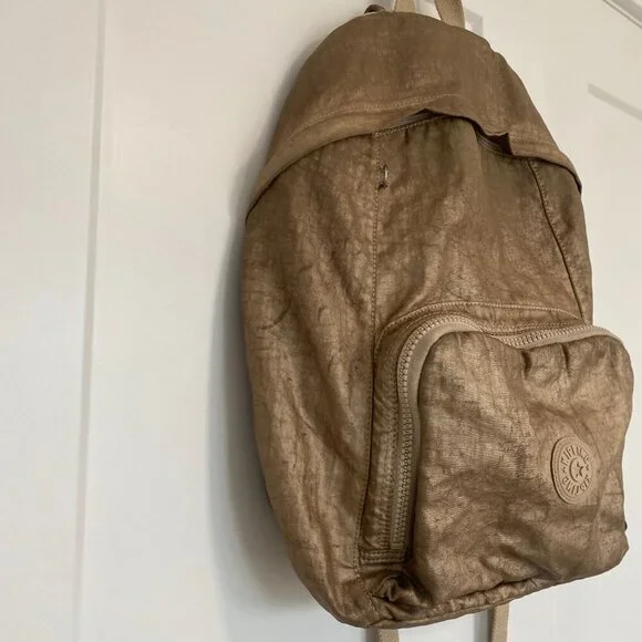 Kipling Gold Backpack - Picture 4 of 15